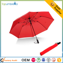 chinese supplier mini full body windproof weatherproof 2 folding umbrella